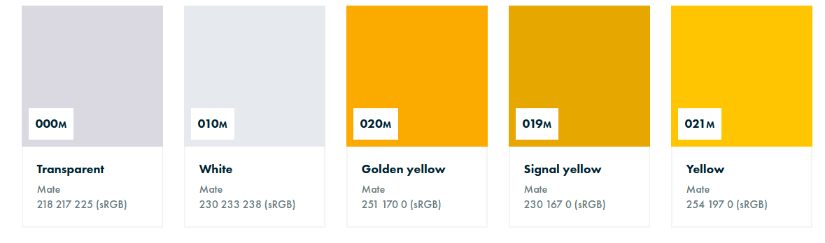 Color Oracal 651 #1