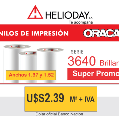 Impresión Vinilo Adhesivo | Vinilo Oracal 3640 Brillante para Gráfica Profesional