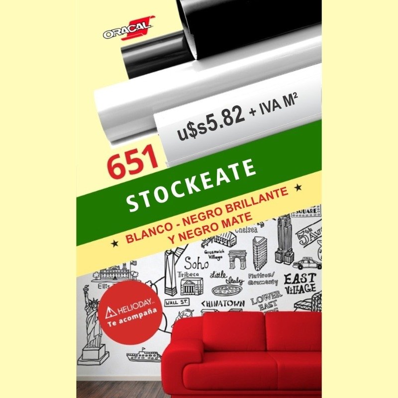 Vinilo Oracal 651